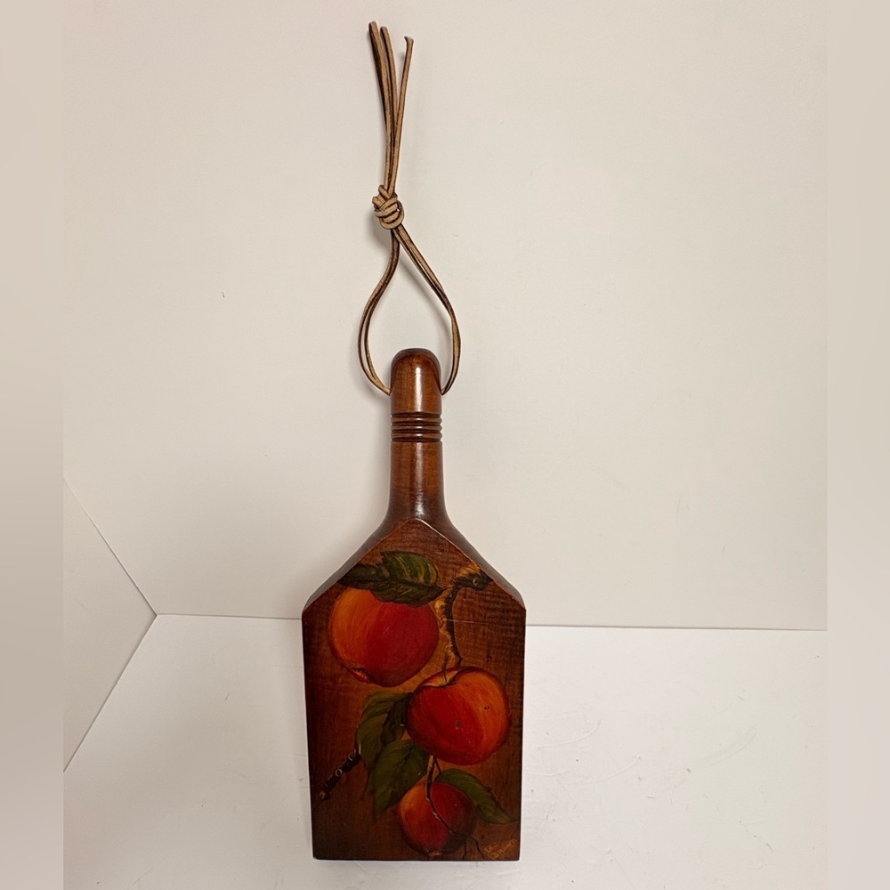 Vintage Hand Painted Wood Cutting Board